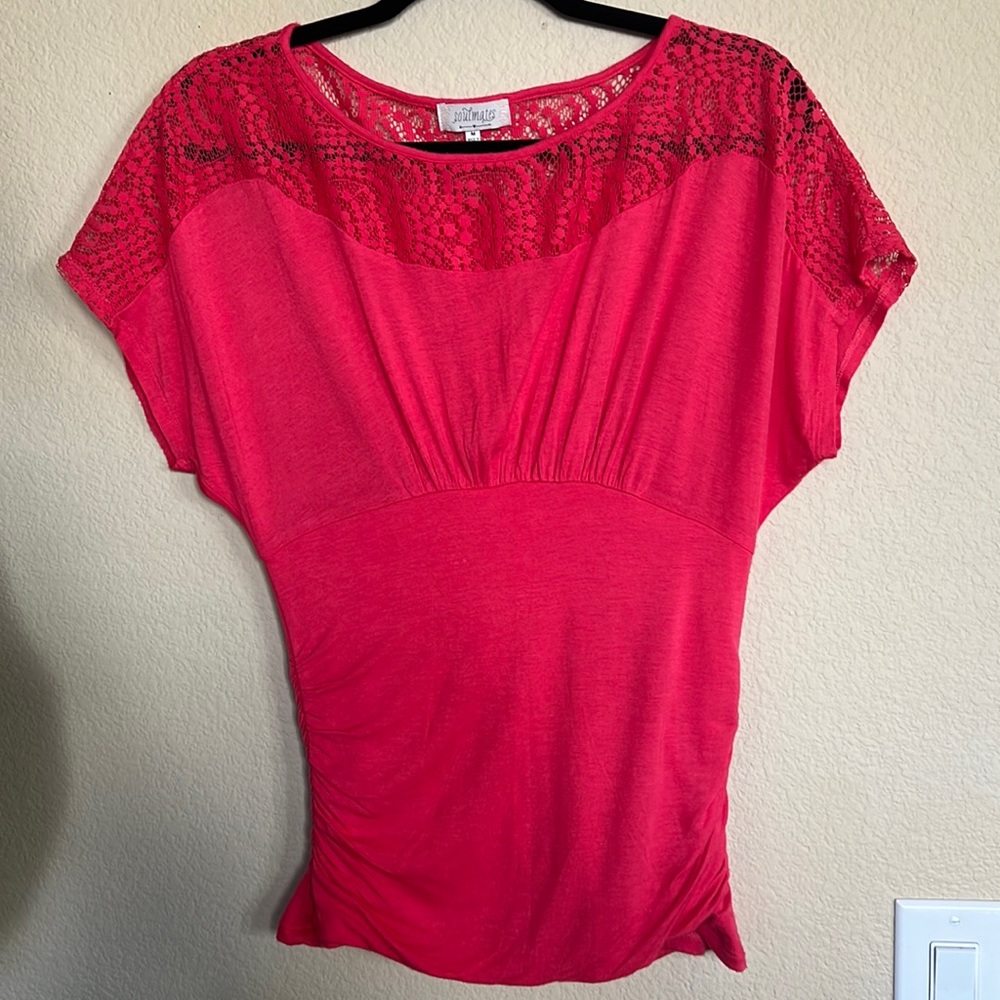 Pink blouse